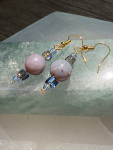 Ocean jasper earrings