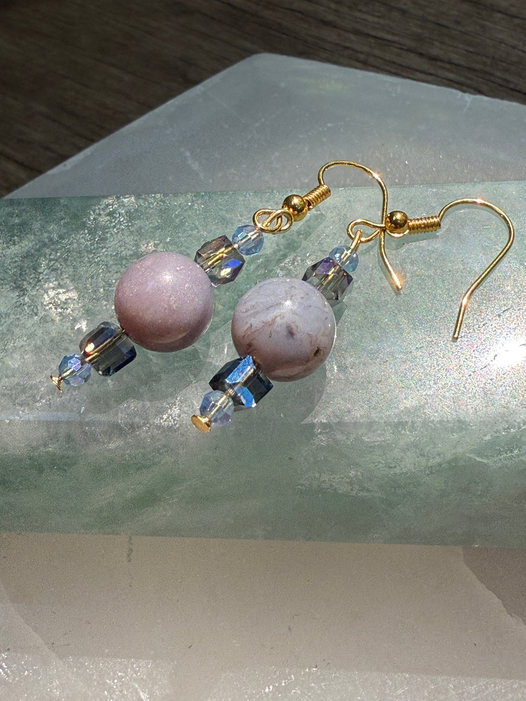 Ocean jasper earrings