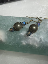 Load image into Gallery viewer, Pyrite earrings
