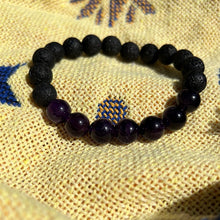 Load image into Gallery viewer, Amethyst aromatherapy bracelet
