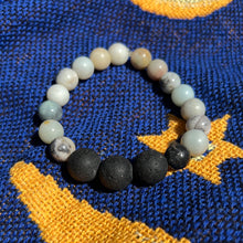 Load image into Gallery viewer, Amazonite aromatherapy bracelet
